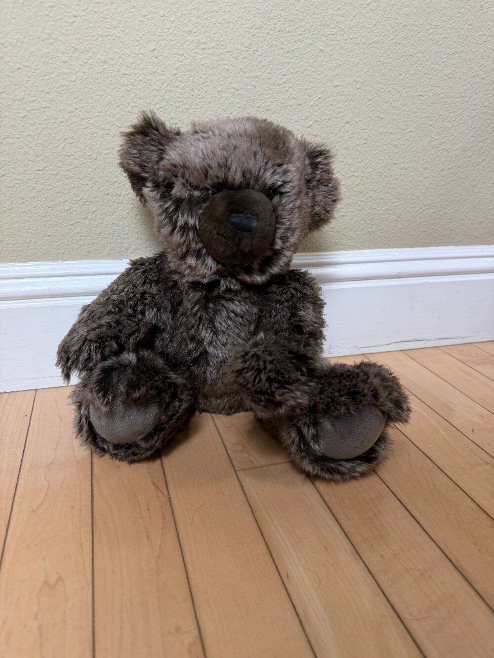 Restoration Hardware Faux Fur Mink Bear 16 inch Fully Jointed